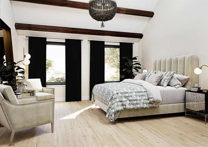 Tussah, Anthracite - Made to Measure Curtains - Image 7